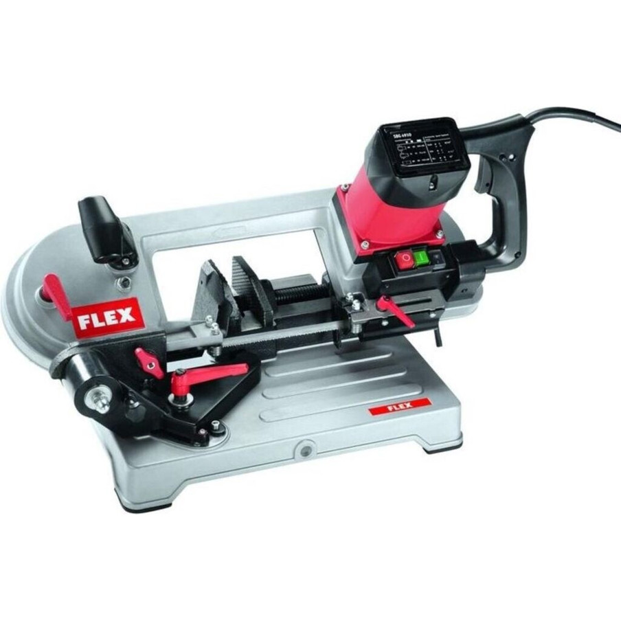 Flex-Tools Metall-Bandsäge SET SBG 4910 inkl. 4 Sägebänder + Spannb. SBG-SP10